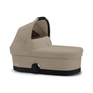 Landou CYBEX Gold COT S pentru copii, 0-6 luni, 9 kg, Almond Beige