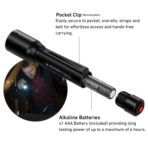 Lanterna LED Ledlenser P3 Core 90 Lumen Ultracompacta 6 Ore Autonomie - Img 4