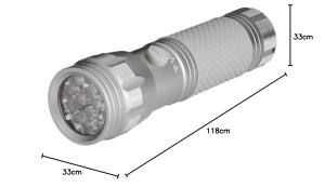 Lanterna UV VARTA cu 14 LED-uri, inclusiv 3 baterii AAA, pentru verificare si igiena - Img 2
