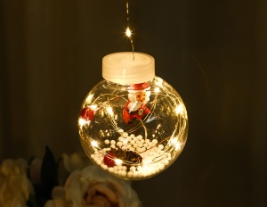 Lanterne cu LED Beper P207ILL001, 150 lumini calde, 10 globuri transparente, 3m - Img 4