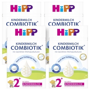 Laptele pentru copii HiPP Kindermilch 2 COMBIOTIK 4 x 600g, cu vitamine C si D