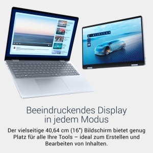 Laptop Dell 16 Plus DB06250, Intel Core Ultra 7, 16GB RAM, 512GB SSD, Alb - Img 3
