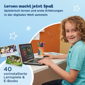 Laptop educational VTech Genio Lernlaptop XL, 7 inch, 40 jocuri educative - Img 2
