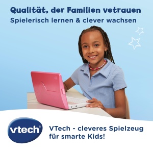 Laptop educational VTech Genio Lernlaptop XL roz 7 LCD, 40 jocuri educative - Img 6
