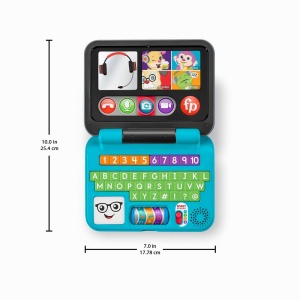 Laptop educativ Fisher-Price HHH03, cu 55 melodii, pentru 6-36 luni - Img 4