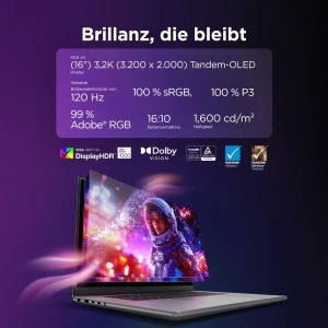 Laptop Lenovo Yoga Pro 9i Aura Edition, 16 3.2K OLED, 32GB RAM, 1TB SSD, Gri - Img 6