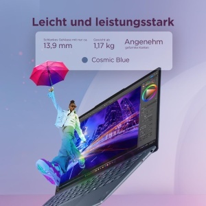 Laptop Lenovo Yoga Slim 7X 14 OLED 16GB RAM 1TB SSD Cosmic Blau - Img 3