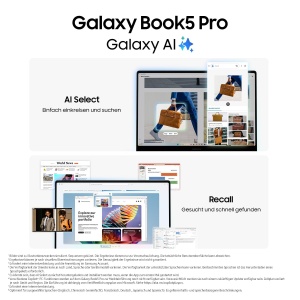 Laptop Samsung Galaxy Book5 Pro, 14 inch, Intel Core Ultra 5, 16 GB RAM, 512 GB, Gri - Img 4
