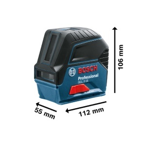 Laser cu linii incrucisate Bosch Professional GCL 2-15 IP54 Autonivelare 15m - Img 3