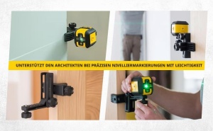 Laser de nivelare Stanley Cubix STHT-77499-1, auto-nivelant, 16m, verde - Img 8