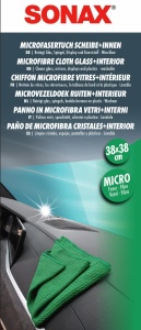 Laveta Microfibra SONAX, 38x38 cm, pentru curatare sticla si suprafete delicate - Img 2