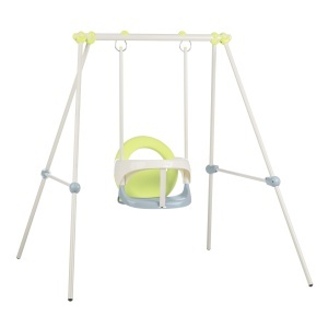 Leagan pentru bebelusi Smoby Life - Metalic, UV-resistant, cu 10 materiale reciclate