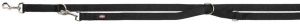 Leana pentru caini Trixie, ajustabila, 2m, 15mm, neagra