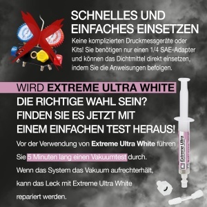 Leckstopper ERRECOM Extreme Ultra White - 6 ml, pentru repararea scurgerilor de gaz - Img 5