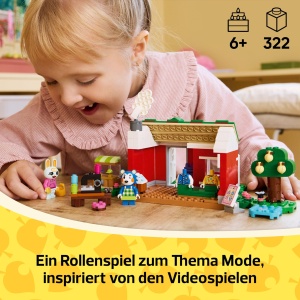 LEGO Animal Crossing 77055 Schneiderei Set de Constructie pentru Jocuri de Rol Creativ - Img 3