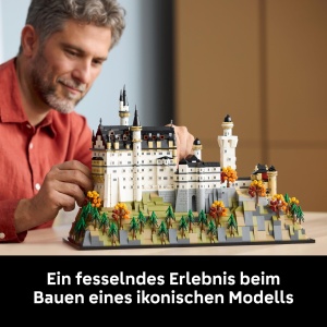 LEGO Architecture Schloss Neuschwanstein 21063 Set de Constructie 3455 Piese Decorativ - Img 3