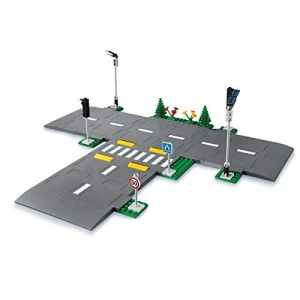 LEGO City Road Intersectie cu semafoare Straluceste in intuneric set de constructie 60304 - Img 4