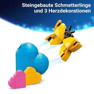 LEGO | Disney Angel - Jucarie de constructie Lilo & Stitch - Figurina construibila cu 3 inimioare si fluture - Cadou pentru fete si baieti cu varsta de 9 ani si peste si fani adulti ai serialului TV - 43257 - Img 5