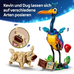 LEGO Disney Pixar 43290 Kevin si Dug Figurine Constructibile DIY Decorativ - Img 7
