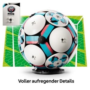 LEGO Editions 43019 Model 3D Minge Fotbal cu Mini Stadion Interactiv 1498 Piese - Img 5
