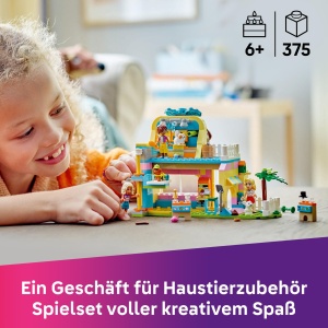 LEGO Friends 42650 Magazin accesorii animale 375 piese cu figurine si statie de ingrijire - Img 2
