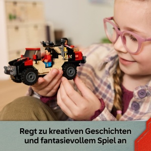 LEGO Jurassic World 76972 Raptor Verfolgungsjagd Set cu Dinozauri si Masina Off-Road - Img 5
