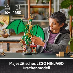 LEGO NINJAGO 71847 Dragonul Pazitor Set Constructie cu Minifigurina Meister Wu - Img 2