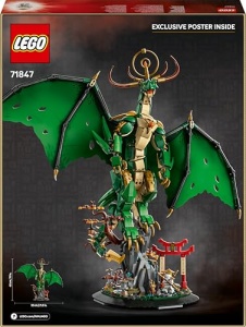 LEGO NINJAGO 71847 Dragonul Pazitor Set Constructie cu Minifigurina Meister Wu - Img 12
