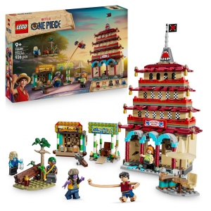 LEGO ONE PIECE 75638 Showdown Arlong Park Set Interactiv cu 5 Minifigurine si Pagoda