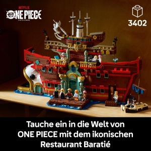 LEGO ONE PIECE Baratie Restaurant Plutitor 3402 Piese 10 Minifigurine - Img 2