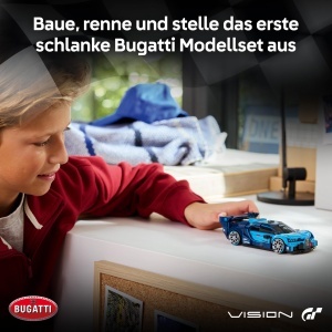 LEGO Speed Champions Bugatti Vision Gran Turismo 77253 Masina de jucarie pentru copii si colectionari 284 piese - Img 2