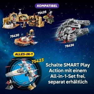 LEGO Star Wars 75420 Lukes Landspeeder Set Interactiv cu Minifigurine si SMART Tag - Img 8