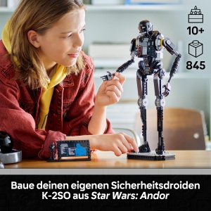 LEGO Star Wars 75434 Droid K-2SO Figurina de Constructie si Expozitie 845 Piese - Img 2