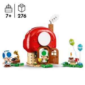 LEGO Super Mario Set Toads Haus 72041 Interactiv cu Figurine si Accesorii - Img 3