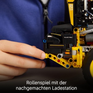 Lego Technic Volvo L120 Incarcator Electric cu Directie Articulata - 973 Piese - Img 6
