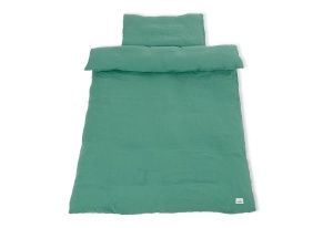 Lenjerie pentru pat copii Pinolino Musselin 630001-31 Verde pastel 2 piese 100 bumbac