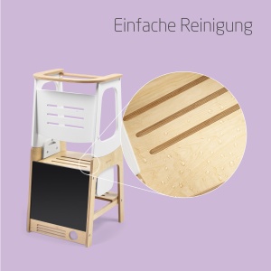 Lernturm din lemn Maxi-Cosi Toucan 3-in-1, 1,5-99 ani, 10-150 kg, FSC 100 - Img 8