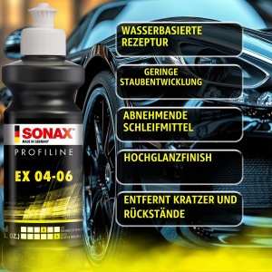 Lichid polish Sonax PROFILINE EX 04-06, 1L, fara solventi, pentru rezultate hologram-free - Img 5