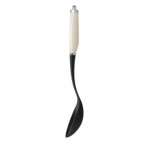 Lingura de bucatarie KitchenAid 34cm rezistenta la caldura otel inoxidabil Almond Creme - Img 2