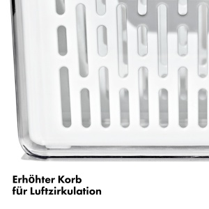 Lingura de gatit din otel inoxidabil si silicon OXO, design ergonomic, rezistenta la caldura - Img 2