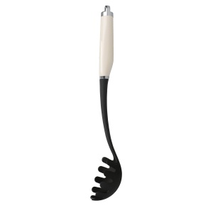 Lingura de servire pentru paste KitchenAid, rezistenta la caldura, antiaderenta, lingura de spaghete - crema de migdale - Img 2