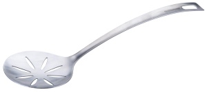 Lingura de strecurat Fackelmann Essential din otel inoxidabil multifunctionala 33 cm