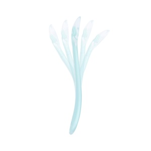 Lingura din silicon Babymoov, extrasoft, BPA-free, albastra - Img 2