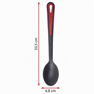 Lingura pentru legume Westmark Gallant, neagra, rezistenta la 270 C, cu scala interioara - Img 6