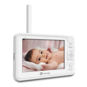 Lionelo Babyline 83 Monitor electronic pentru bebelusi cu camera Full HD 360deg Ecran de 5 Raza de actiune 200m Comunicare bidirectionala Cantece de l - Img 3