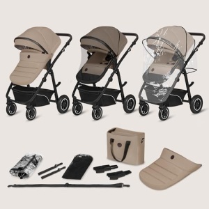 Lionelo Bianka Carucior 3 in 1 Pliabil cu Sistem de Calatorie si Roti 360 - Img 11