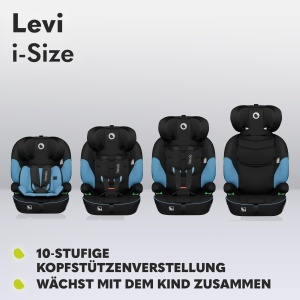 Lionelo Levi i-Size Scaun Auto Copii 76-150 cm Siguranta R129 Ajustare Tetiera si Spatar - Img 7