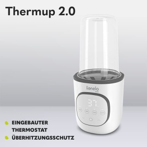 LIONELO Thermup 20 Incalzitor de biberoane 5 in 1 Reincalzirea lichidelor si a alimentelor pentru bebelusi sterilizare dezghetare Incalzitor de bibero - Img 5