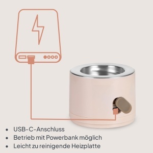 Lionelo Thermup Swift Incalzitor Mobil Biberoane USB-C 5000 mAh 4 Trepte Temperatura - Img 7