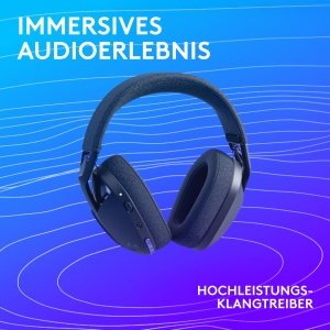 Logitech G321 LIGHTSPEED Gaming Headset Wireless Negru Bluetooth 20h Autonomie - Img 6